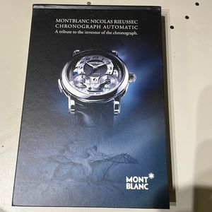 Mont Blanc notepad.